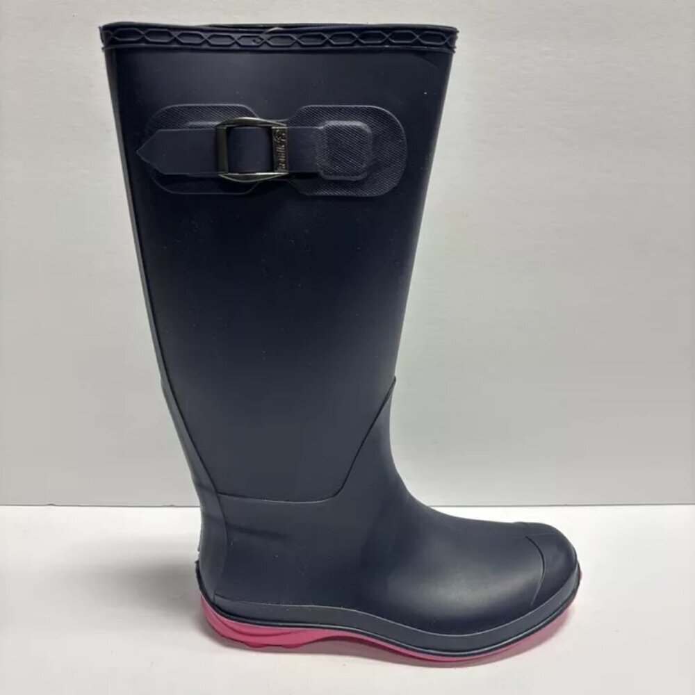 Kamik Women’s Olivia, Navy Rain Boots, Size 6 M